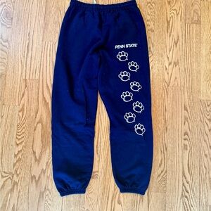 Gildan Penn State Navy Joggers with Paw Prints